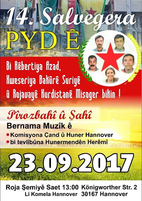 PYD Hannover Gründungsfeier 23.09.2017 NAV-DEM Hannover
