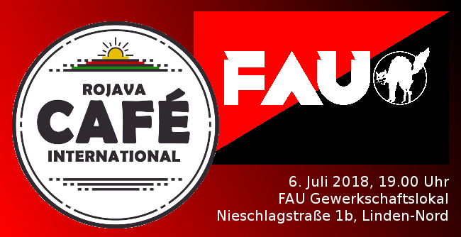 Café Rojava - international Juli 2018 Hannover
