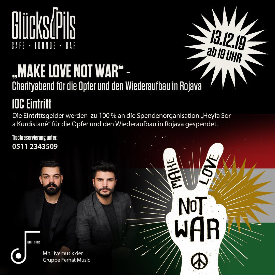 Soliabend Make Love not War Heyva Sor Hannover 13.12.2019
