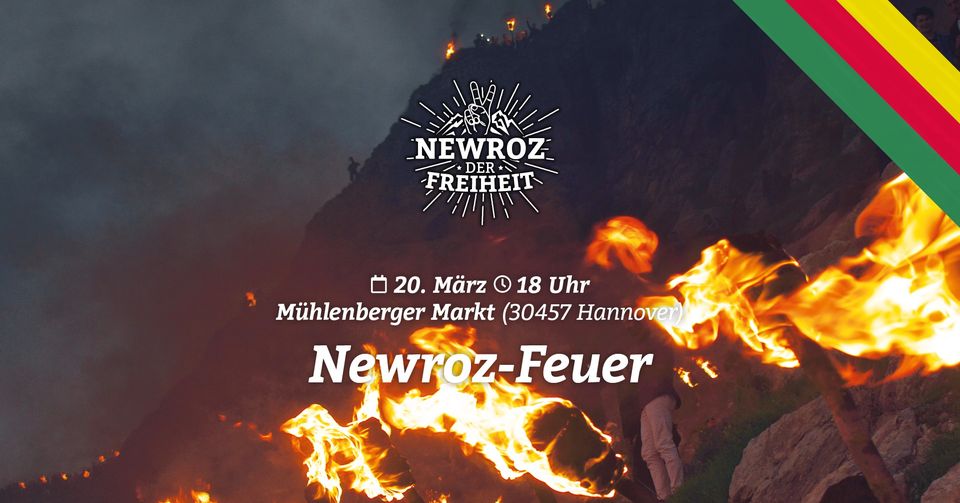 Newroz 2021 Hannover Newroz-Feuer Mühlenberg
