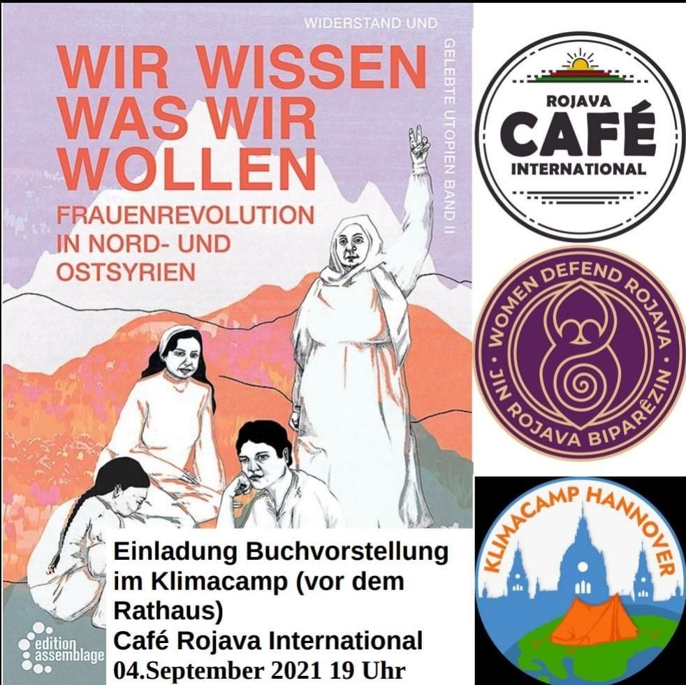 Café Rojava International Hannover September 2021 Klimacamp